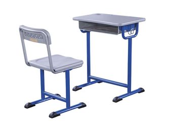 Porcellana Scrittorio vuoto e sedia blu dello studente dei pp messi per la stanza di Tranning 5 anni di garanzia fornitore