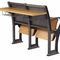 Scrittorio di legno e sedia del ferro del compensato pieghevole del metallo messi per la conferenza corridoio della scuola fornitore