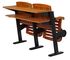 Forte disposizione dei posti a sedere d'acciaio di legno di gomma di corridoio di conferenza dello scrittorio con la compressa della riparazione fornitore